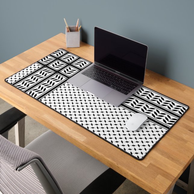 Keffiyeh-Symbol des palästinensischen Widerstandsm Schreibtischunterlage (Büro 2)