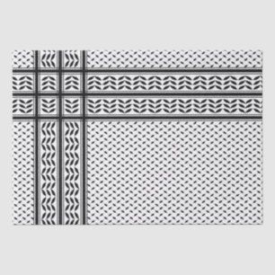 Keffiyeh-Symbol des palästinensischen Widerstandsm Seidenpapier