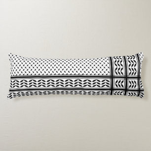 Keffiyeh-Symbol des palästinensischen Widerstandsm Seitenschläferkissen