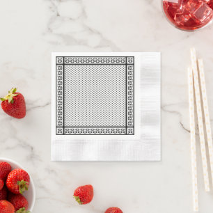 Keffiyeh-Symbol des palästinensischen Widerstandsm Serviette