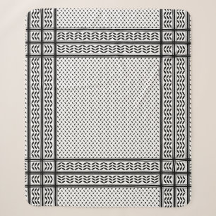 Keffiyeh-Symbol des palästinensischen Widerstandsm Sherpadecke