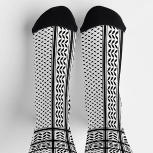 Keffiyeh-Symbol des palästinensischen Widerstandsm Socken