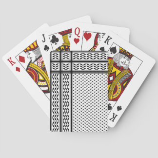 Keffiyeh-Symbol des palästinensischen Widerstandsm Spielkarten