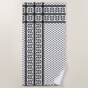 Keffiyeh-Symbol des palästinensischen Widerstandsm Strandtuch