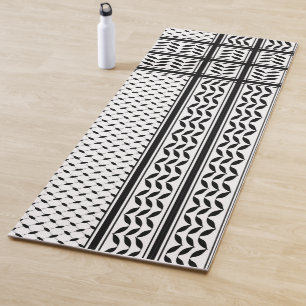 Keffiyeh-Symbol des palästinensischen Widerstandsm Yogamatte