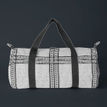 Keffiyeh Symbol of Palestine Resistance Pattern Duffle Bag<br><div class="desc">Fast forward to the 1960s and the rise of the Palestinian resistance movement,  the prominent Palestinian politician,  Yasser Arafat,  further solidified this meaning behind the keffiyeh. The keffiyeh became Arafat’s personal trademark as he draped it over his right shoulder to resemble the pre-1948 map of Palestine.</div>