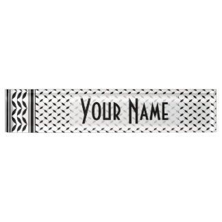 Keffiyeh Symbol of Palestine Resistance Pattern Namensplakette
