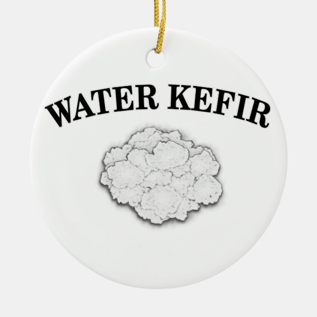 Kefir-Körner Keramik Ornament (Vorne)