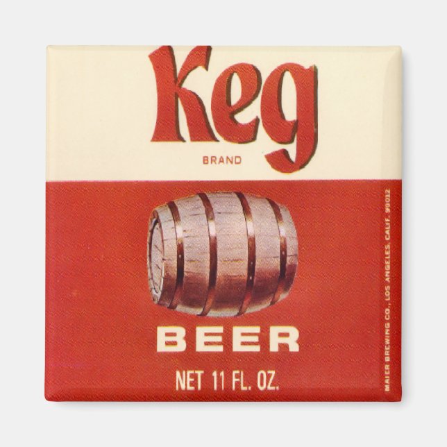Keg Brand Beer Magnet (Vorne)