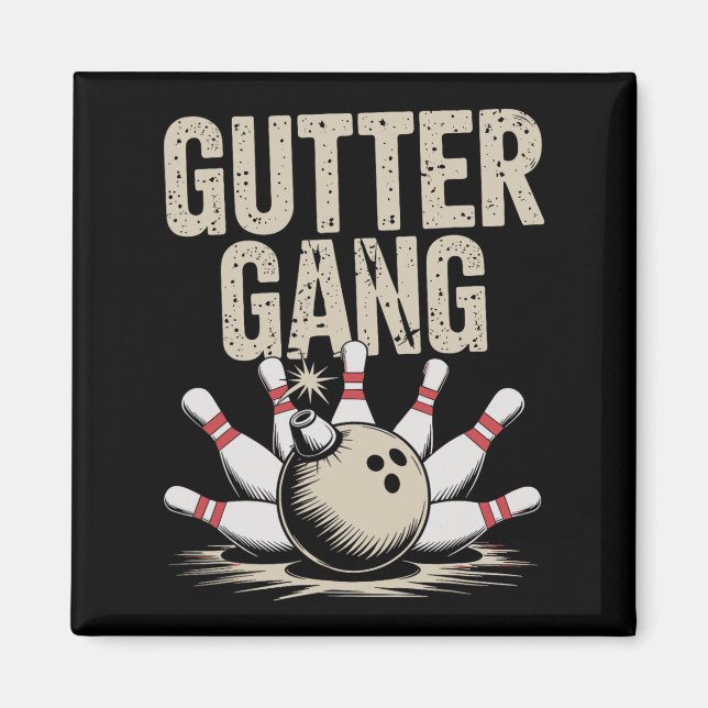 Kegel-Gang-Bowling 1 Magnet (Vorne)
