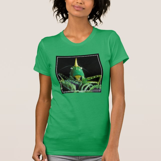 Kegel-Köpfige Heuschrecke T-Shirt (Vorderseite)
