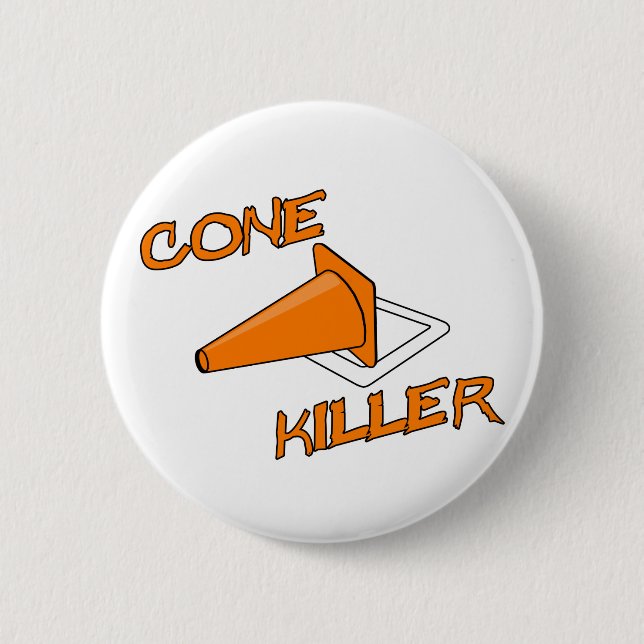 Kegel-Mörder Button (Vorderseite)