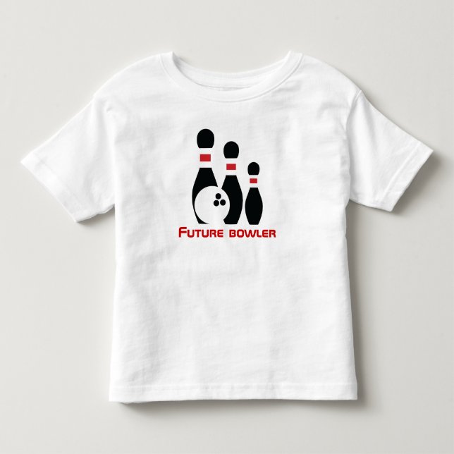Kegelball und Buttone Kleinkind T-shirt (Vorderseite)
