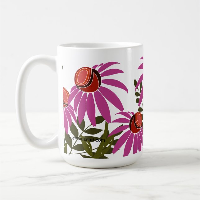 Kegelblumen-Kaffeetasse Kaffeetasse (Links)