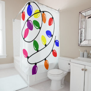 Kegelleuchten Duschvorhang