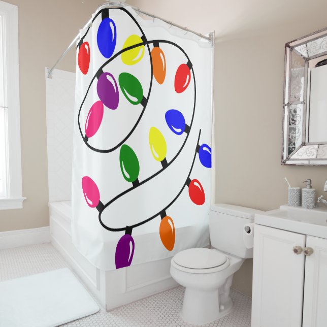 Kegelleuchten Duschvorhang (Beispiel)