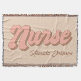 Kehle-Blanket für Krankenschwester Personalisiert Decke