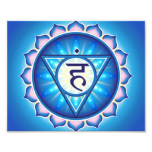 Kehle Chakra Fotodruck