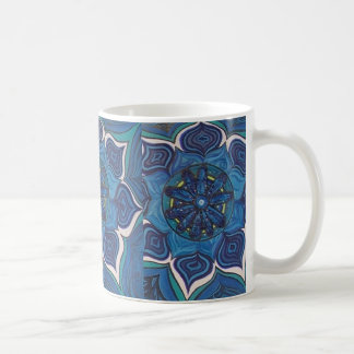 Kehle Chakra Lotos-Blume Kaffeetasse