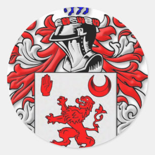 Kehoe-Wappen Runder Aufkleber