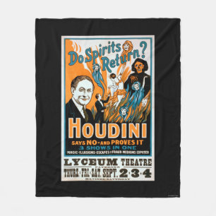 Kehren Geister zurück? Houdini sagt NEIN - Beweist Fleecedecke