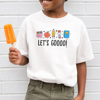 Kehren wir mit süßen Doodles zur Schule zurück T-Shirt