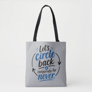 Kehren wir zurück, ist nie unternehmerisch tasche