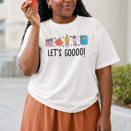 Kehren wir zurück zur Schule Süße Doodle T-Shirt