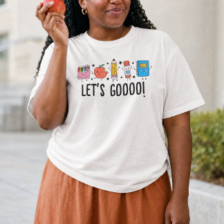 Kehren wir zurück zur Schule Süße Doodle T-Shirt