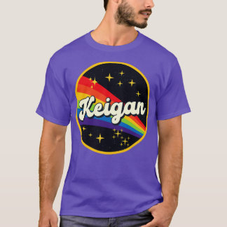 Keigan Rainbow in Space Vintag Style T-Shirt