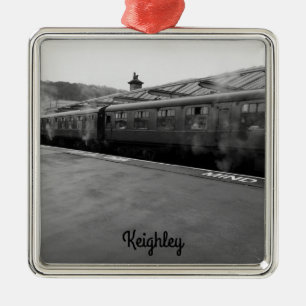 Keighley Steam Railway Ornament Aus Metall