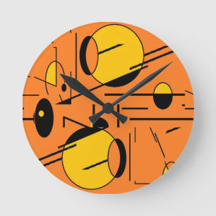Keil des atomaren Monsters - Ken Gage MCM Art Runde Wanduhr