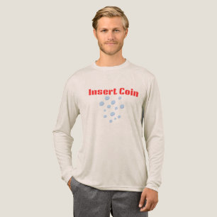 Keileinsatz Tri-Blend Shirt
