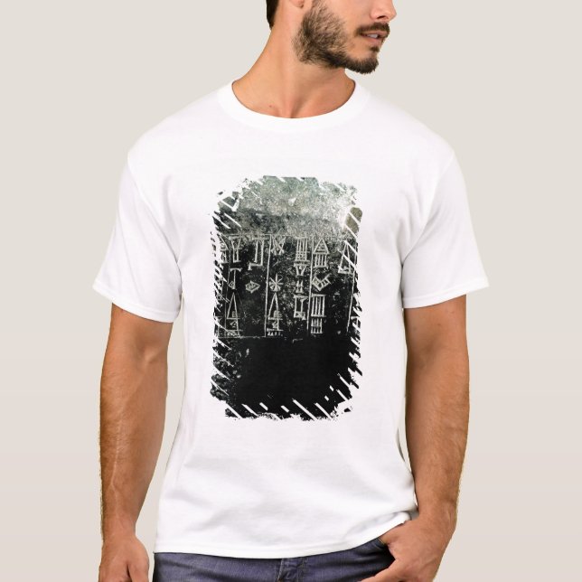 Keilförmiges Skript T-Shirt (Vorderseite)