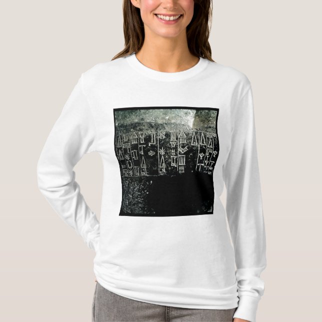 Keilförmiges Skript T-Shirt (Vorderseite)