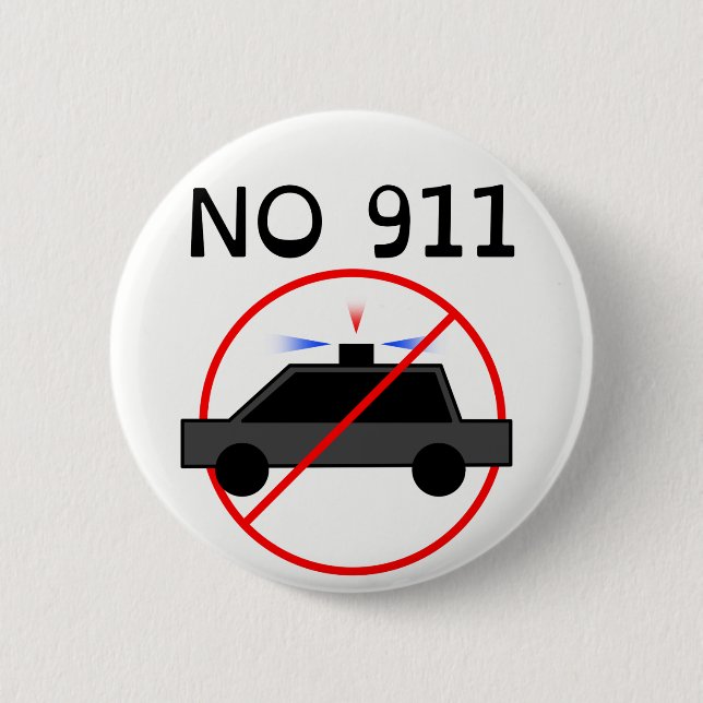 KEIN 911 Logo B Button (Vorderseite)