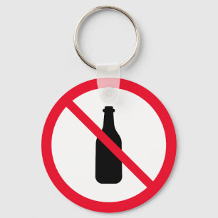 Kein Alkohol Verbotenes Unterschreiben Schlüssel Schlüsselanhänger