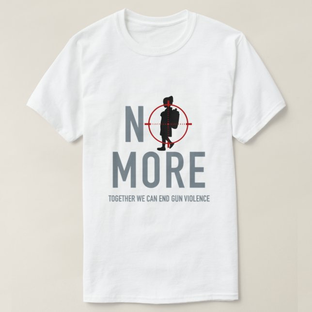 Kein Anti-Gun-Gewalt-T - Shirt mehr (Design vorne)