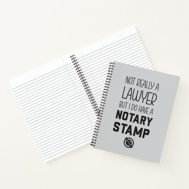 Kein Anwalt Notar Notizbuch Geschenk (Innenseite)