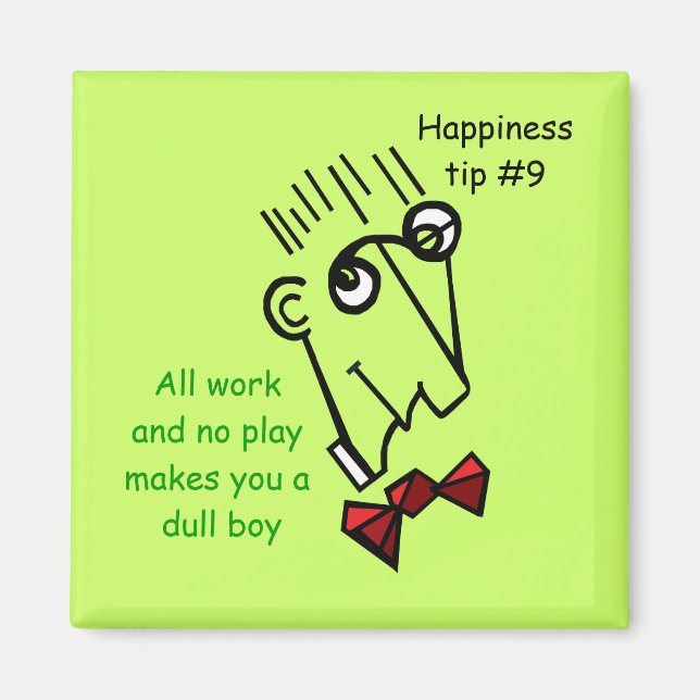 kein Arbeitshai Magnet (Vorne)