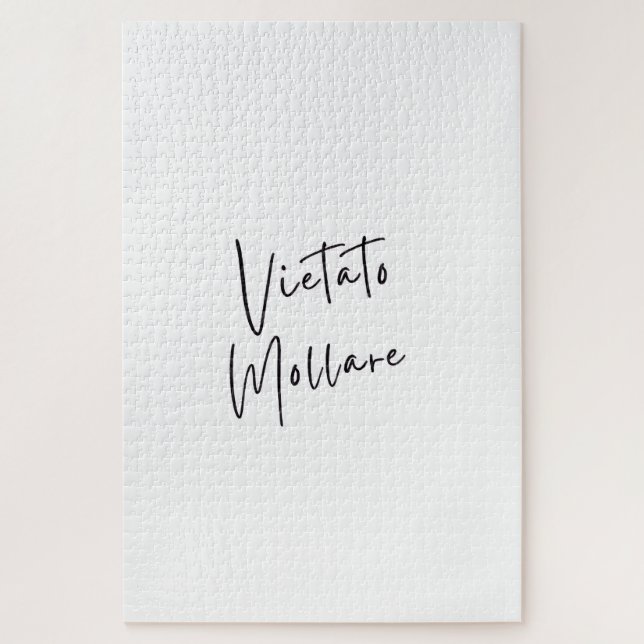 "Kein Aufgeben" Inspirationsschwieriges Puzzle (Vertikal)