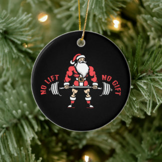 Kein Aufzug Kein Geschenk Weihnachten Weihnachten Keramik Ornament