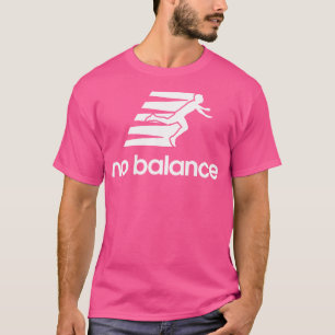 Kein Balance Lustiges Lauf-Logo Parodie (Weiß) Kei T-Shirt