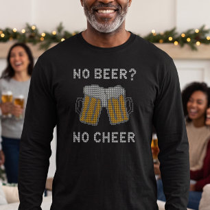Kein Bier kein fröhlicher süßlicher Pullover