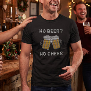Kein Bier kein fröhlicher süßlicher Pullover