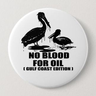 KEIN BLUT FÜR ÖL. GOLFKÜSTENAUSGABE. BUTTON
