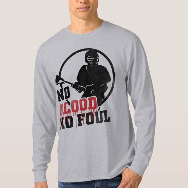 Kein Blut Kein Foul Lacrosse, LAX T-Shirt (Vorderseite)