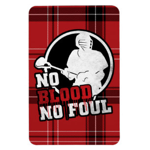 Kein Blut Kein Foul Lacrosse Magnet