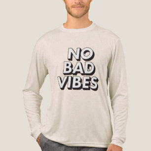 Kein-Böse-Schwingungen-T-Shirt – Positive Energie Tri-Blend Shirt