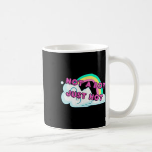 Kein Bot, nur heißes Mädchen Gamer Grafik Cute Tre Kaffeetasse